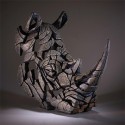 Matt Buckley The Edge Rhinoceros Bust Sculpture