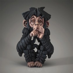 Enesco Gifts Matt Buckley The Edge Speak No Evil Baby Chimpanzee Sculpture Free Shipping Iveys Gifts And Decor