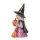 Enesco Gifts Jim Shore Heartwood Creek Mini Witch Holding Pumpkin Figurine Free Shipping Iveys Gifts And Decor