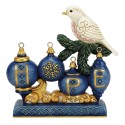 Jim Shore Blue And Gold