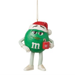 Jim Shore M&M'S Green Character In Ornament With Gift