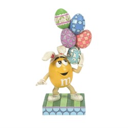 Jim Shore M&M'S Yellow Character With Eggs Figurine