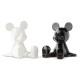 Enesco Gifts Disney Mickey Mouse Black And White Salt And Pepper Shakers Free Shipping Iveys Gifts And Decor