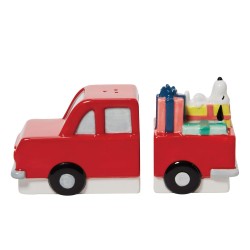 Studio Brands Peanuts Snoopy In Aa Red Truck Salt And Pepper Set Free Shipping Iveyys Gifts And Decor