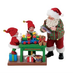 Dept 56 Possible Dreams Christmas Traditions In Training Santa Figurine