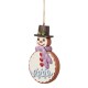 Enesco Gifts Jim Shore Heartwood Creek Gingerbread Snowman Ornament Free Shipping Iveys Gifts And Decor