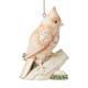 Enesco Gifts Jim Shore Heartwood Creek White Woodland Cardinal On Branch Ornament Free Shipping Iveys Gifts And Decor