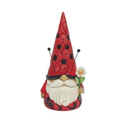 Enesco Gifts Jim Shore  Heartwood Creek Cute As A Bug Ladybug Gnome Figurine Free Shipping Iveys Gifts And Decor