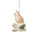 Enesco Gifts Jim Shore Heartwood Creek White Woodland Cardinal On Branch Ornament Free Shipping Iveys Gifts And Decor