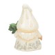 Jim Shore Heartwood Creek White Woodland Gnome Winter's Fun-Guy With Mushroom Hat Gnome Gnome Figurine Free Shipping 