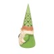 Enesco Gifts Jim Shore  Heartwood Creek Wearin Of The Green Irish Gnome with Shamrock Figurine