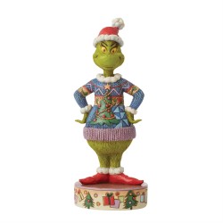 Enesco Gifts Jim Shore The Grinch Who Stole Christmas Dr Seuss Grinch Wearing Ugly Sweater Figurine