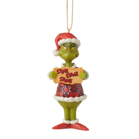 Enesco Gifts Jim Shore Dr Seuss Grinch Stink Stank Stunk Ornament Free Shipping Iveys Gifts And Decor