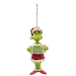 Jim Shore Dr Seuss Beware A Grinch Lives Here Ornament