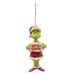 Jim Shore Dr Seuss Grinch Don't Be Grinch Ornament