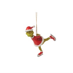 Jim Shore Dr Seuss Grinch Ice Skating Ornament