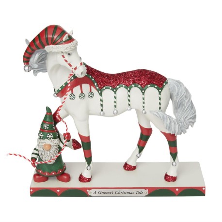 Enesco Gifts Trail Of Painted Ponies A Gnomes Christmas Tale Horse Figurine Free Shipping Iveys Gifts And Decor