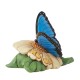 Enesco Gifts Jim Shore Heartwood Creek Nature's Meadow Mini Blue Morpho Butterfly Figurine Free Shipping Iveys Gifts And Decor