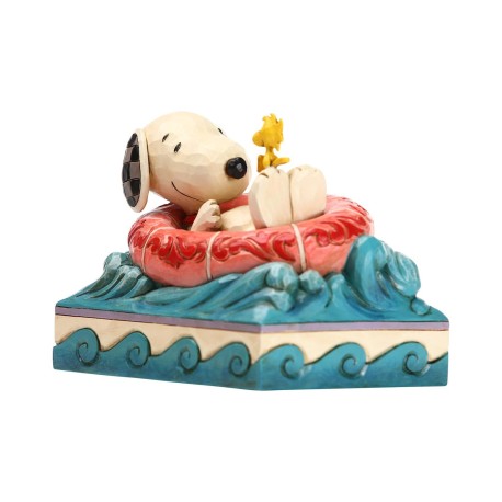 Enesco Gifts Jim Shore Peanuts Float Away Snoopy And Woodstock In Floatie Figurine Free Shipping Iveys Gifts And Decor