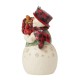 Enesco Gifts Jim Shore Highland Glen Highland Holiday Blooms Snowman Basket Figurine Free Shipping Iveys Gifts And Decor