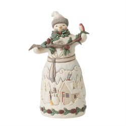 Jim Shore Heartwood Creek White Woodland Winter In The Woodlands Figurine