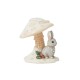 Enesco Gifts Jim Shore Heartwood Creek White Woodland Bunny Mushroom Figurine Free Shipping Iveys Gifts And Decor