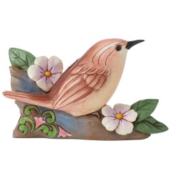 Jim Shore Heartwood Creek Tiny Singer Carolina Wren Bird Figurine