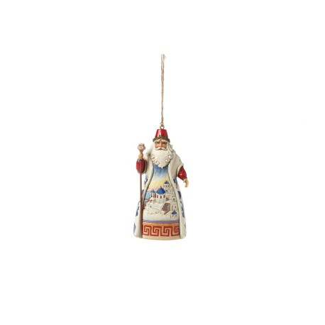 Enesco Gifts Jim Shore Heartwood Creek Greek Santas Around The World Ornament Free Shipping Iveys Gifts And Decor