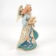 Enesco Gifts Jim Shore Heartwood Creek Seaside Serenity Angel Holding Shell Figurine