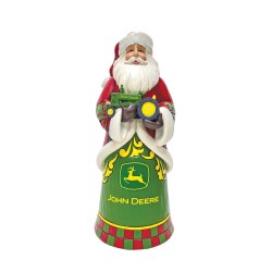 Enesco Gifts Jim Shore Heartwood Creek Santa With John Deere Tractor Figurine Free Shipping Iveys Gifts And Decor