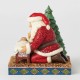 Enesco Gifts Jim Shore Heartwood Creek Santa Kneeling Over Baby Jesus Figurine Free Shipping Iveys Gifts And Decor