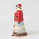 Enesco Gifts Jim Shore Heartwood Creek Christmas At The Lodge Gone Skiing Santa Figurine Free Shipping Iveys Gifts And Decor