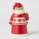 Enesco Gifts Jim Shore Heartwood Creek Nordic Noel Pint Size Santa Figurine Free Shipping Iveys Gifts and Decor