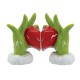 Studio Brands Grinch Heart Hands Salt And Pepper Set Free Shipping iveys Gifts And Decor