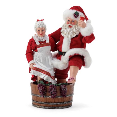 Dept 56 Possible Dreams Bon Appetit Christmas Crush Santa Figurine Free Shipping Iveys Gifts And Decor
