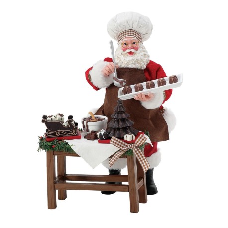 Dept 56 Possible Dreams Bon Appetit Chocolatier Santa Figurine Free Shipping Iveys Gifts And Decor