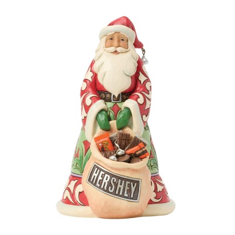 Jim Shore Heartwood Creek Santa With Bag Of Candy Figiurine FreeShipping Iveys Gifts And Decor