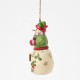Enesco Gifts  Jim Shore Heartwood Creek Snowman With Hershey Sign Ornament Free Shipping Iveys Gifts And Decor