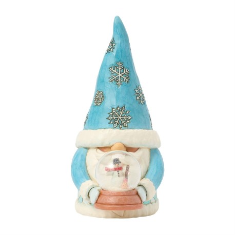 Enesco Gifts Jim Shore Heartwood Creek Snow Globe Dreams Gnome With Mini Globe Figurine Free Shipping Iveys Gifts And Decor