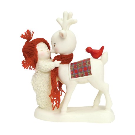 Dept 56 Snowbabies Reindeer Kisses Figurine Free Shipping Iveys Gifts And Decor
