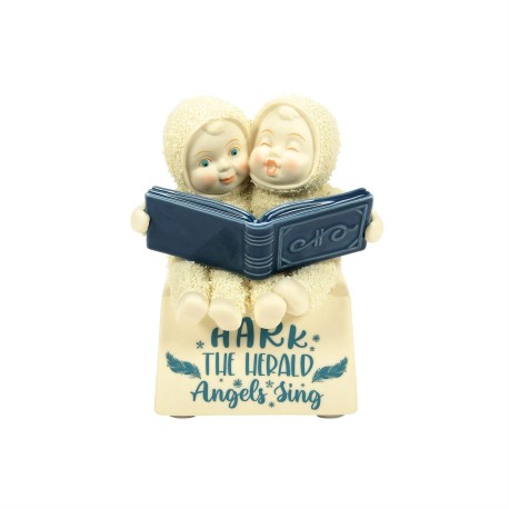 Dept 56 Midnight Clear Snowbabies Snowbaby Duet Figurine Free Shipping Iveys Gifts And Decor