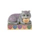 Enesco Gifts Jim Shore Heartwood Creek Smitten Kitten Cat Lying By Message Hearts Figurine Free Shipping Ivys Gifts And Decor