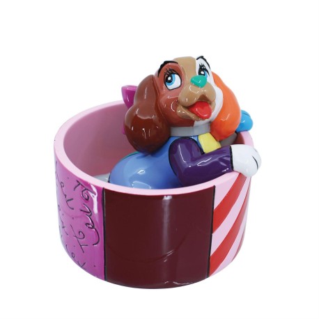 Enesco Gifts Britto Mini Disney Lady And The Tramp Lady's 70th AnniversaryFigurine Free Shipping Iveys Gifts And Decor