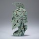The Matt Buckley Edge Sculpture Mini Spartan Bust is a compact yet striking representation of ancient warrior artistry
