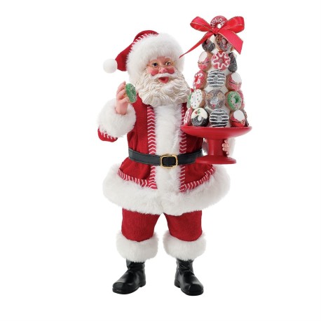 Dept 56 Possible Dreams Donut Tower Santa Figurine Free Shipping Iveys Gifts And Decor