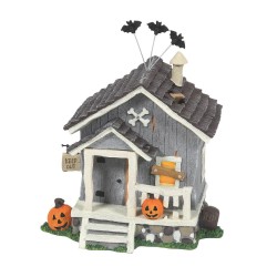 Heart Of Christmas Lighted Haunted Shack Figurine