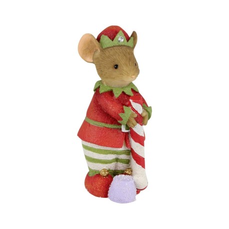 Enesco Gifts Karen Hahn Heart Of Christmas Gumdrop Golfing Mouse Figurine Free Shipping Iveys Gifts And Decor