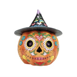 Enesco Gifts Jim Shore Heartwood Creek Day of the Dead Jack O Lantern Figurine Free Shipping Iveys Gifts And Decor