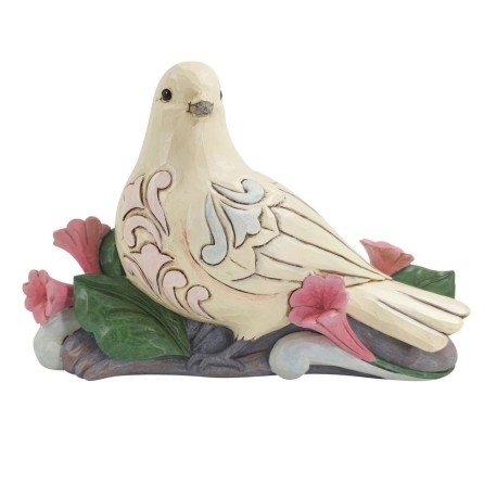 Enesco Gifts Jim Shore Heartwood Creek Bold and Beautiful White Dove Figurine Free Shipping Iveys Gifts And Decor