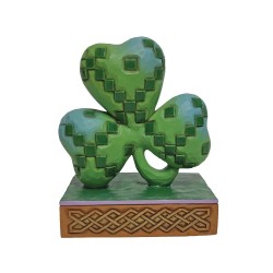 Enesco Gifts Jim Shore Heartwood Creek Mini Shamrock Figurine Free Shipping Iveys gifts And Decor